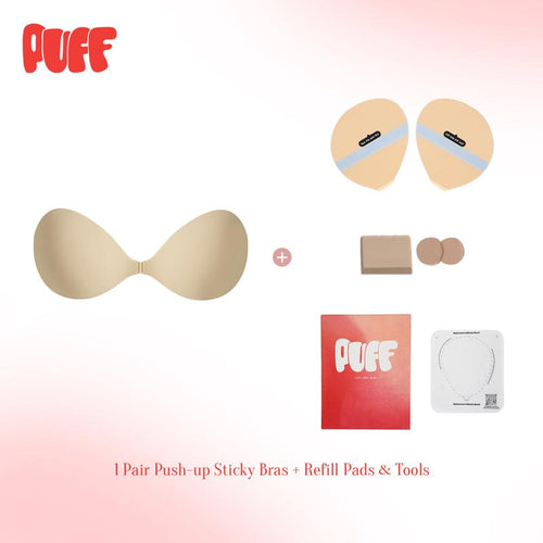 PuffLift™ Invisible Push-Up Adhesive Bra