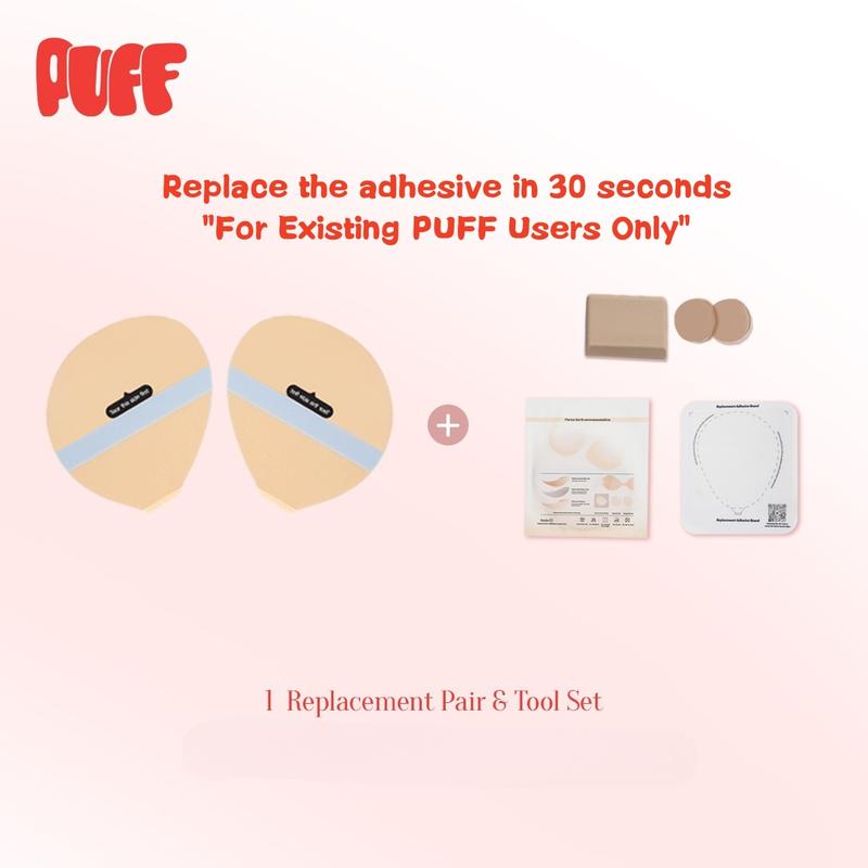 PuffLift™ Invisible Push-Up Adhesive Bra